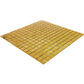 Amber Gold 12x12 Glossy Uniform Square Glass Mosaic Tile (20 pack, 20 sq ft/case)