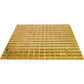 Amber Gold 12x12 Glossy Uniform Square Glass Mosaic Tile (20 pack, 20 sq ft/case)