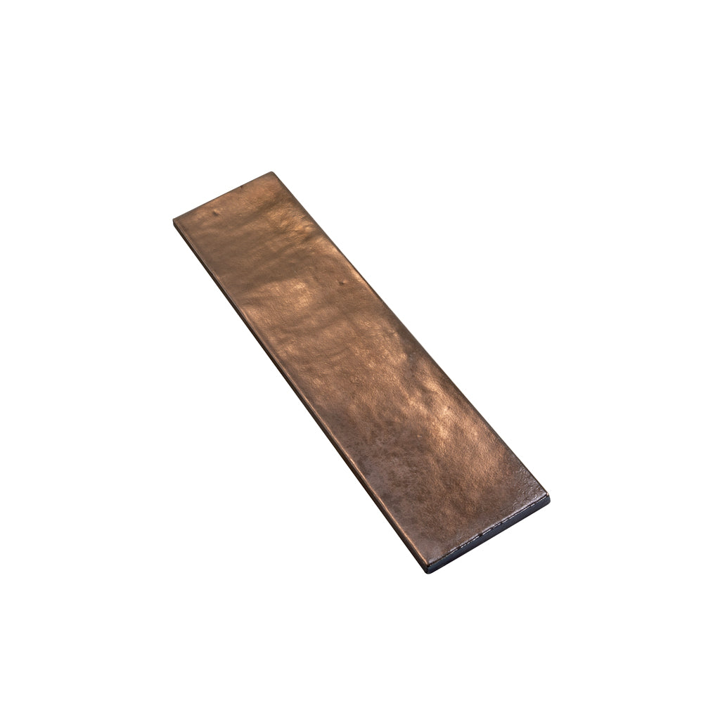 Bronze 2.5x10 Matte Ceramic Subway Tile (30 pack, 5.06 sq ft/case)