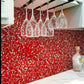 Red Pebble Polished Tile