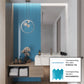 Sapphire Blue 0.5x12 Glossy Glass Pencil Tile Trim (10 pack, 0.5 sq ft/case)