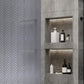 Lace White Glass Tile