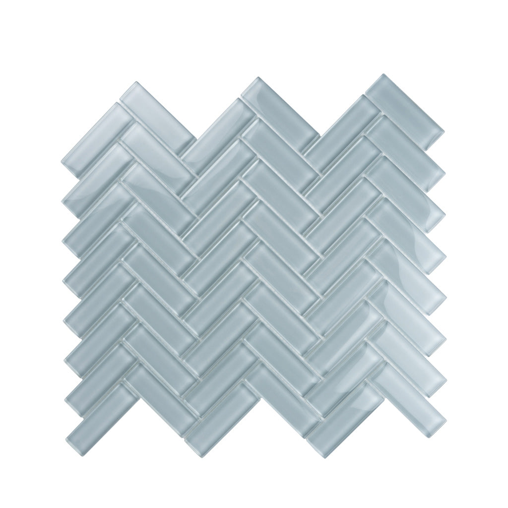 Gray Herringbone Mosaic Tile