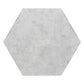 Soft White 9x11 Matte Hexagon Porcelain Tile (16 pack, 8.07 sq ft/case)