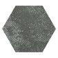 Olive Green 9x11 Textured Hexagon Porcelain Tile (16 pack, 8.07 sq ft/case)