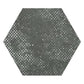 Olive Green 9x11 Textured Hexagon Porcelain Tile (16 pack, 8.07 sq ft/case) - Sample