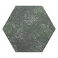 Olive Green 9x11 Textured Hexagon Porcelain Tile (16 pack, 8.07 sq ft/case) - Sample