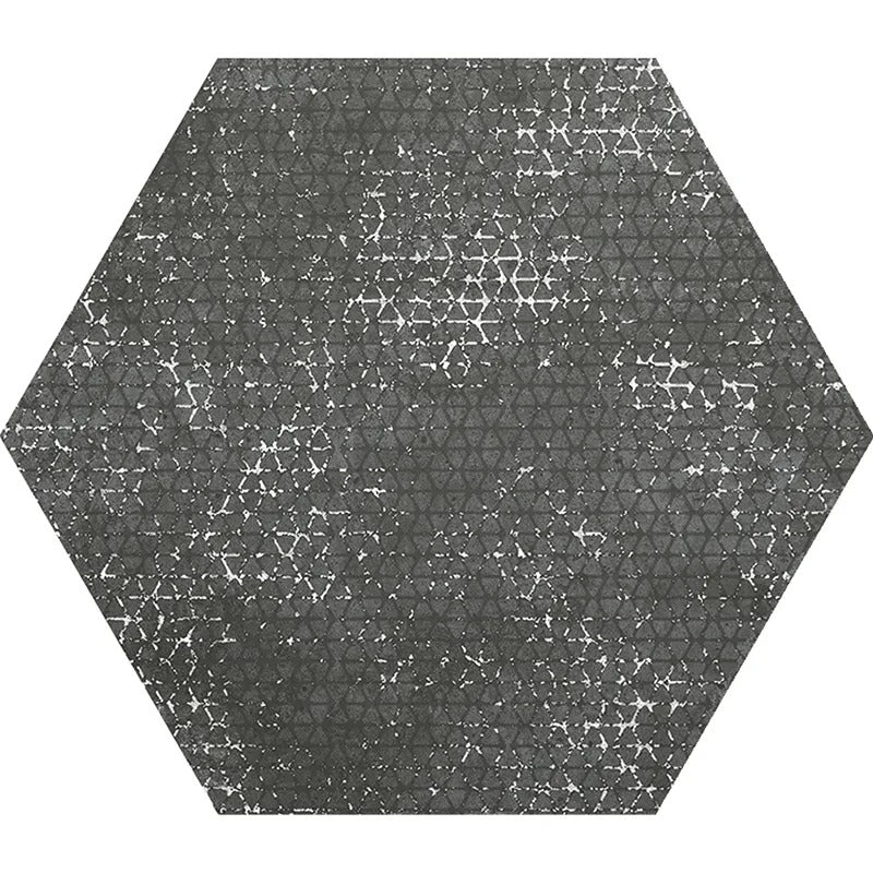 Graphite Gray 9x11 Textured Hexagon Porcelain Tile (16 pack, 8.07 sq ft/case)