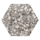 Deep Charcoal Gray 9x11 Matte Hexagon Porcelain Tile (16 pack, 8.07 sq ft/case)