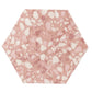 Blush Pink 9x11 Matte Hexagon Porcelain Tile (16 pack, 8.07 sq ft/case)