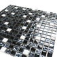 Blue Textured Glass Tile