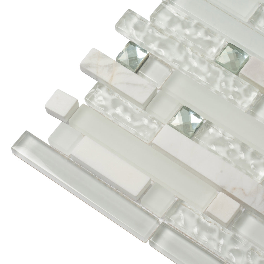 12x12 White Polished Tile