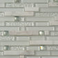 12x12 White Glass Tile