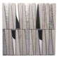 12x12 Gray Polished and Textured Tile