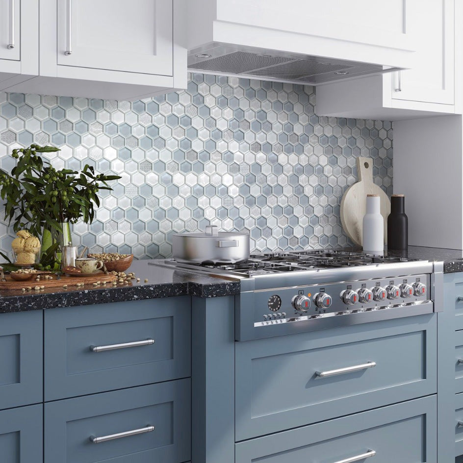 Hexagon Backsplash Tile