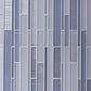 12x12 Blue and Gray Polished Glass Tile