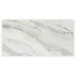 White with Gray Vein 24x48 Polished Porcelain Large Format Tile (2 pack, 15.42 sq ft/case) - Sample