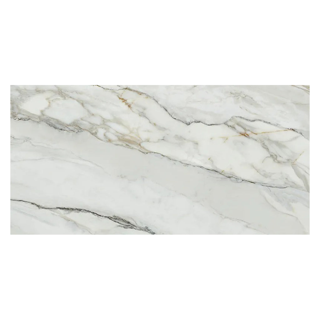 White with Gray Vein 24x48 Matte Porcelain Large Format Tile (2 pack, 15.42 sq ft/case) - Sample