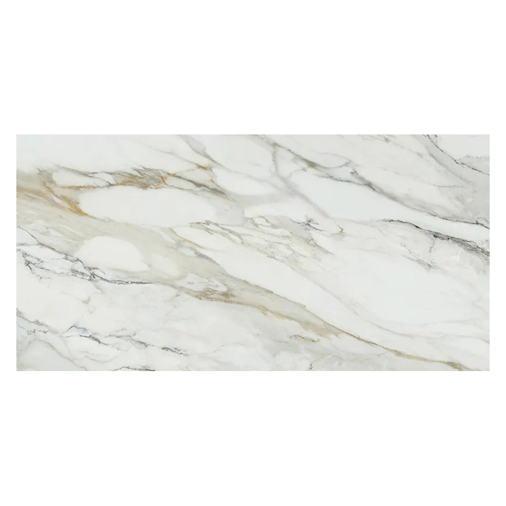 White with Gray Vein 24x48 Matte Porcelain Large Format Tile (2 pack, 15.42 sq ft/case) - Sample