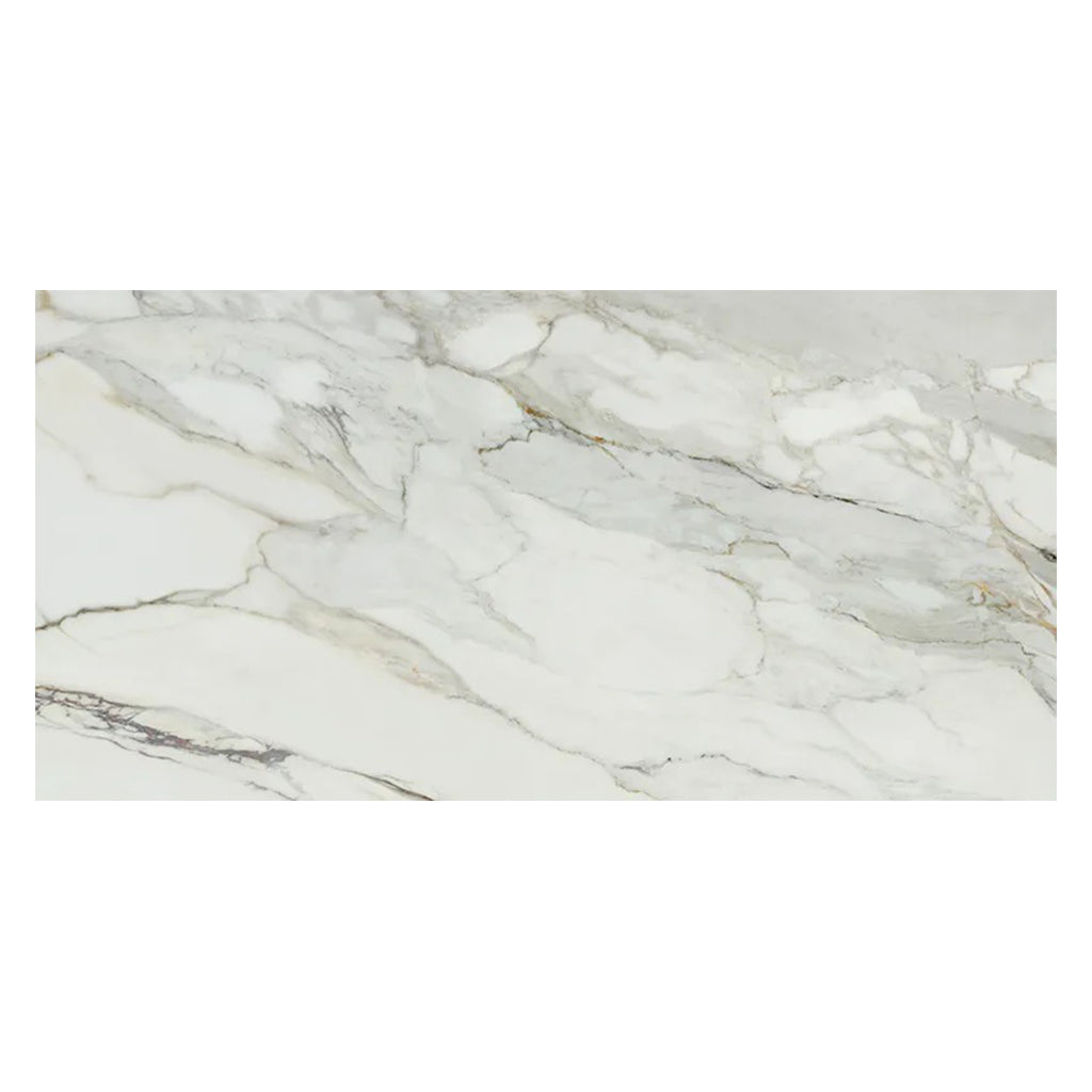 White with Gray Vein 24x48 Matte Porcelain Large Format Tile (2 pack, 15.42 sq ft/case) - Sample