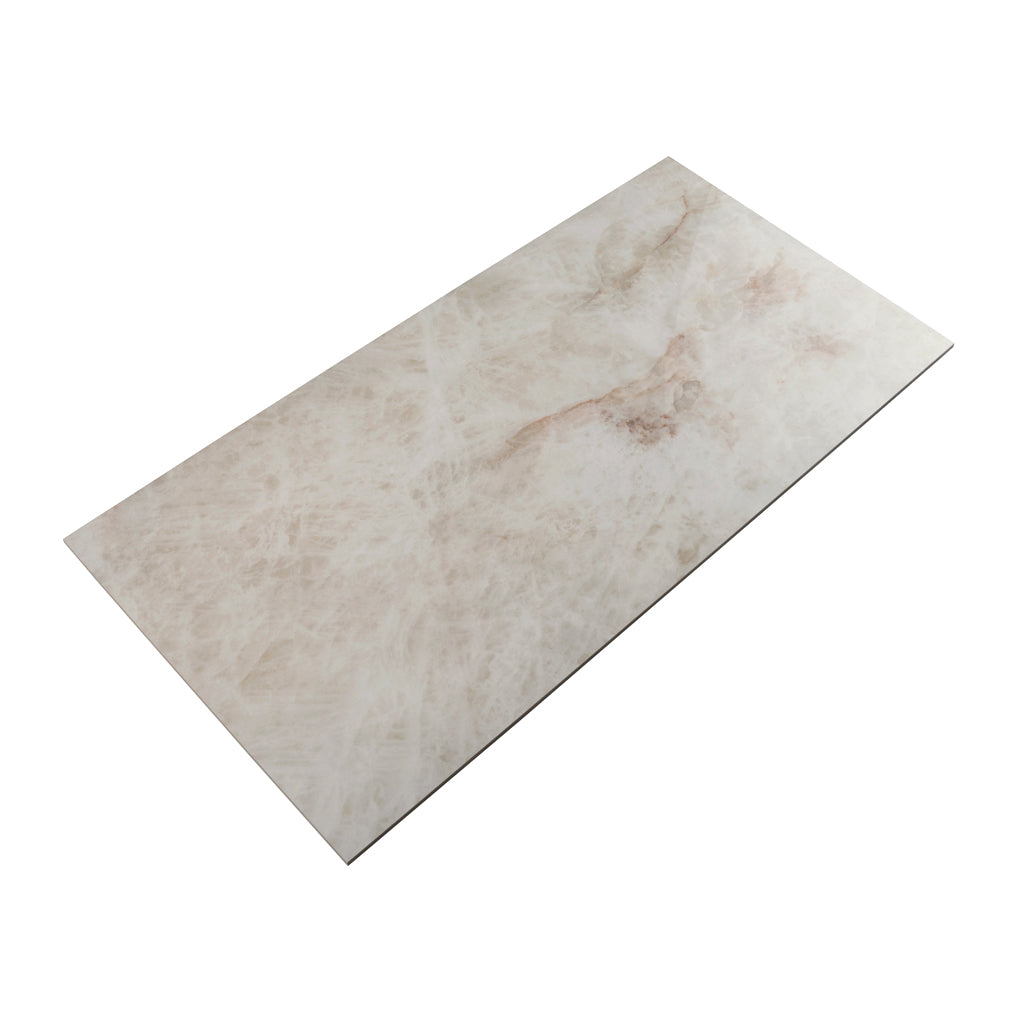 Soft Alabaster White 24x48 Lappato Porcelain Large Format Tile (2 pack, 15.5 sq ft/case) - Sample