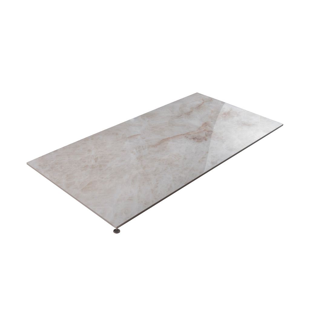 Soft Alabaster White 24x48 Lappato Porcelain Large Format Tile (2 pack, 15.5 sq ft/case) - Sample