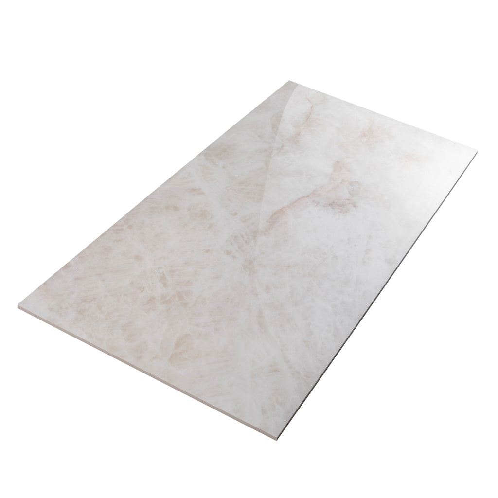 Soft Alabaster White 24x48 Lappato Porcelain Large Format Tile (2 pack, 15.5 sq ft/case) - Sample