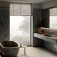 Sable Black 24x48 Polished Porcelain Large Format Tile (2 pack, 15.55 sq ft/case)