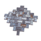 Blue 12x12 Matte Basketweave Porcelain Mosaic Tile (5 pack, 4.84 sq ft/case)