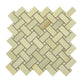 Splendor 12x12 Celadon Giada Porcelain Mosaic Onyx Basketweave Wall and Floor Tile (5 Pack, 4.84 sq ft/case) - Sample