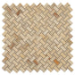 Splendor 12x12 Miele Porcelain Mosaic Onyx Basketweave Wall and Floor Tile (5 Pack, 4.84 sq ft/case) - Sample