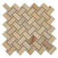 Splendor 12x12 Miele Porcelain Mosaic Onyx Basketweave Wall and Floor Tile (5 Pack, 4.84 sq ft/case) - Sample