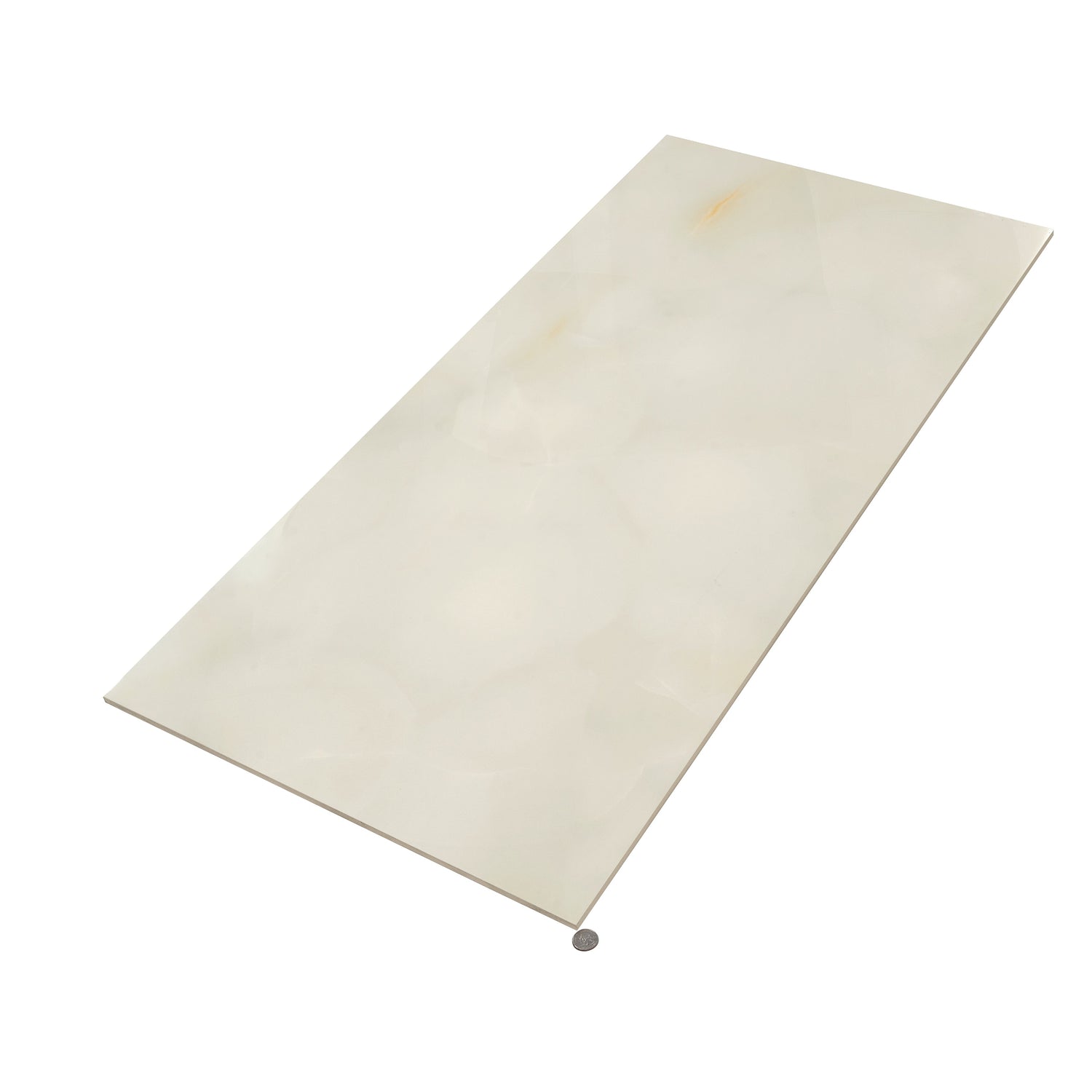 Splendor 24x48 Perla Porcelain Large Format Onyx Wall and Floor Tile (2 Pack, 15.5 sq ft/case) - Sample