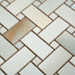 Splendor 12x12 Turchese Porcelain Mosaic Onyx Basketweave Wall and Floor Tile (5 Pack, 4.84 sq ft/case) - Sample