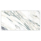 Ivory white with Green Vein 24x48 Polished Porcelain Large Format Tile (2 pack, 15.5 sq ft/case)