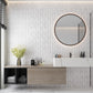 White 12x36 Matte Ceramic Large Format Tile (4 pack, 11.63 sq ft/case)