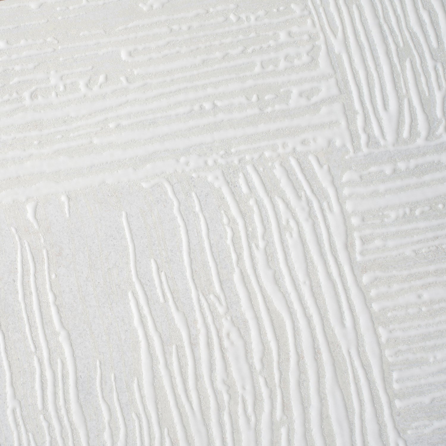 Terrain 12x36 Off-White Ceramic Large Format Trowel Plaster-Style Wall Tile (4 Pack, 5.82 sq ft/case) - Sample