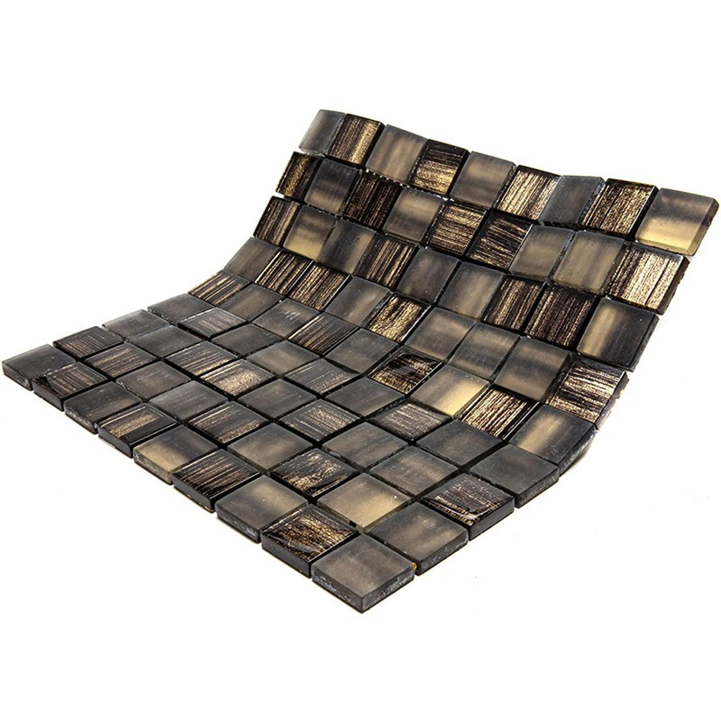 11x11 Black Black Tile