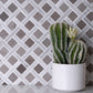 12x12 Beige Basket Weave Floor Tile