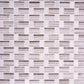 White Beige 12x12 Polished Brick Marble Mosaic Tile (5 pack, 5 sq ft/case) - Sample