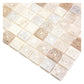Cream Soft Earthy 12x12 Foiled Texture Square Stone Mosaic Tile (5 pack, 5 sq ft/case)