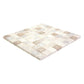Cream Soft Earthy 12x12 Foiled Texture Square Stone Mosaic Tile (5 pack, 5 sq ft/case)
