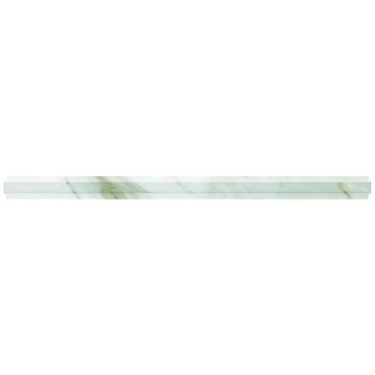 Snow White Pencil Liner Tile Trim