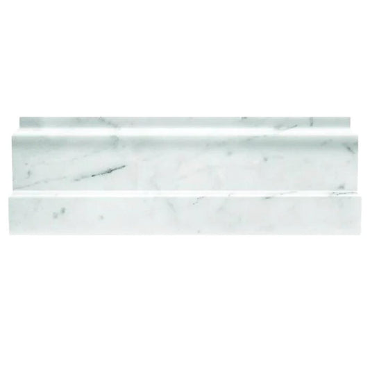 4x12 White Baseboard Tile Trim