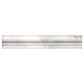 White 2x12 Polished Marble Chair Rail Round Tile Trim (10 pack, 1.667 sq ft/case) - Sample