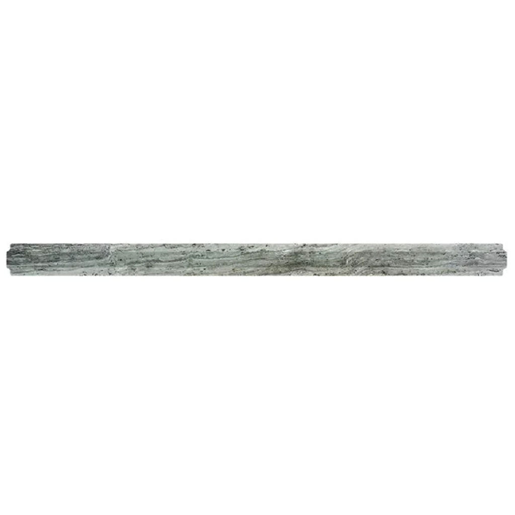0.8x12 Gray Marble Polished Pencil Liner Tile Trim