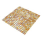 White Gold 12x12 Glossy Glass Uniform Square Mosaic Tile (20 pack, 18.69 sq ft/case)
