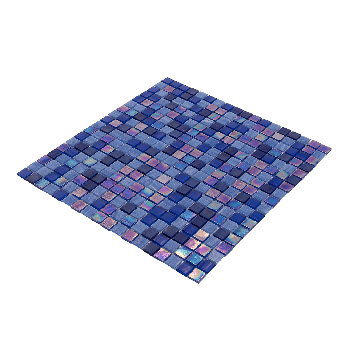 Blue 12x12 Glossy Uniform Square Glass Mosaic Tile (20 pack, 18.69 sq ft/case)