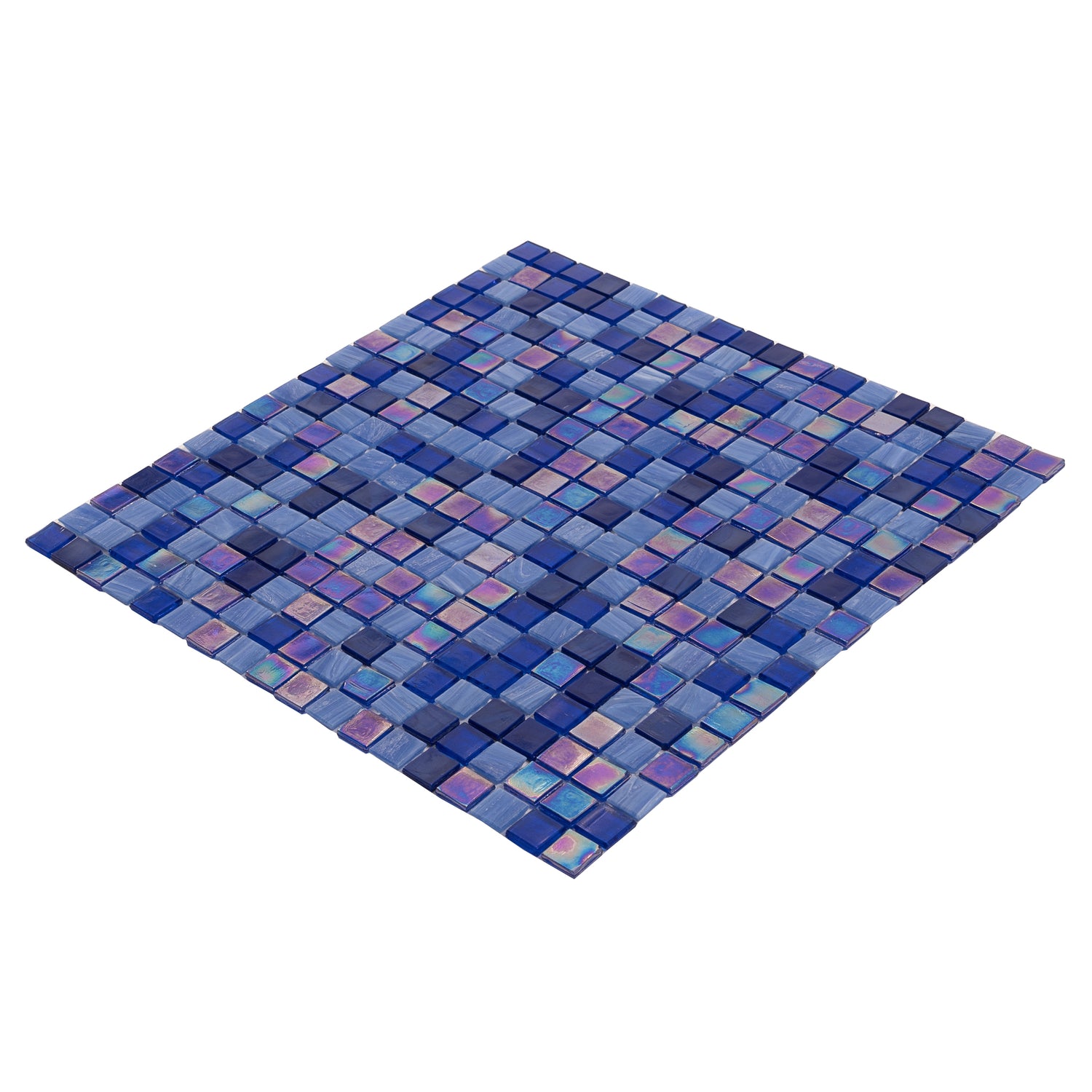Blue 12x12 Glossy Uniform Square Glass Mosaic Tile (20 pack, 18.69 sq ft/case)