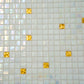 White Gold 12x12 Glossy Uniform Square Glass Mosaic Tile (20 pack, 18.69 sq ft/case)